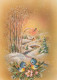 Buon Anno Natale UCCELLO Vintage Cartolina CPSM #PBM607.IT - Anno Nuovo