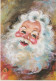 BABBO NATALE Buon Anno Natale Vintage Cartolina CPSM #PBL372.IT - Santa Claus