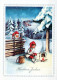 Buon Anno Natale GNOME Vintage Cartolina CPSM #PBL703.IT - New Year