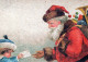 BABBO NATALE Buon Anno Natale Vintage Cartolina CPSM #PBB059.IT - Santa Claus