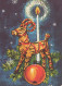 Buon Anno Natale CANDELA Vintage Cartolina CPSM #PBA420.IT - Neujahr
