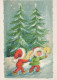 Buon Anno Natale BAMBINO Vintage Cartolina CPSM #PAY777.IT - Nouvel An