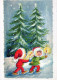 Buon Anno Natale BAMBINO Vintage Cartolina CPSM #PAY777.IT - Neujahr