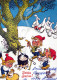 Buon Anno Natale GNOME Vintage Cartolina CPSM #PAY966.IT - Anno Nuovo