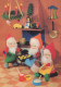 Buon Anno Natale GNOME Vintage Cartolina CPSM #PAY508.IT - Nouvel An