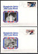 USA 1980 Olympic Games Lake Placid 8 Commemorative Covers Winners - Invierno 1980: Lake Placid