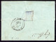1863 11 SETTEMBRE C.15 LITO II TIPO SASS 13 BEN MARGINATO SU PIEGO DI LETTERA DA FASANO P6 PER LECCE FIRMA BIONDI RARA - Poststempel