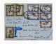 !!! CONGO BELGE, LETTRE RECOMMANDEE PAR AVION DE LULUABOURG DE 1938 - Lettres & Documents