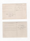 LE TRANSLOY-62-FOSSE COMMUNE-Tombes-2x CARTES PHOTOS Allemandes-GUERRE 14-18-1 WK-MILITARIA- - War Cemeteries