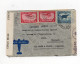 !!! CONGO BELGE, LETTRE PAR AVION DE 1940 POUR LIEGE AVEC CENSURES - Lettres & Documents