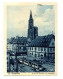 Carte Strasbourg Cathedrale Pont Tramway   Cachet Sur Mercure Paix Moulin - Strasbourg