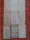 Lot Faire-part Communion De 1930 à 1939 La Plupart De Verviers Poids 49 Gr - Kommunion Und Konfirmazion