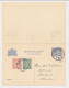 Briefkaart G. 79 I / Bijfrankering Maastricht - Zweden 1911 - Interi Postali