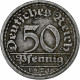 Allemagne, 50 Pfennig, 1921, Hambourg, Aluminium, TB+ - 50 Rentenpfennig & 50 Reichspfennig