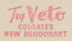 Meter Cut USA 1948 Deodorant - Veto - Cogate - Autres & Non Classés