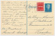 Briefkaart G. 302 / Bijfrankering Amsterdam - Haarlem 1953 - Interi Postali