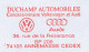 Meter Cover France 2003 Car - VW - Volkswagen - Audi - Voitures
