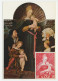 Maximum Card Germany / Saar 1954 Madonna And Child - Hans Holbein - Sonstige & Ohne Zuordnung