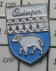 912c Pin's Pins / Beau Et Rare / VILLES / BRETAGNE QUIMPER MOUTON BELIER BLASON ECUSSON ARMOIRIES - Cities