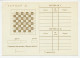 Postal Stationery Soviet Union 1968 Chess - Correspondence Card - Unclassified