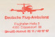 Meter Cut Germany 1993 Flying Ambulance - Airplane - Sonstige & Ohne Zuordnung