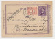 Briefkaart G. 2 B A-krt. Particulier Bedrukt Rotterdam 1909 - Nederlands-Indië