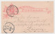 Postblad G. 7 Y Nijmegen - Leipzig Duitsland 1897  - Postal Stationery
