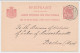 Briefkaart G. 53 Particulier Bedrukt Den Haag - USA 1900 - Postwaardestukken