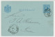 Briefkaart G. 25 Particulier Bedrukt Amsterdam - Duitsland 1884 - Interi Postali