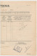 Vrachtbrief Staats Spoorwegen Den Haag - Woerden 1912 - Zonder Classificatie