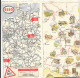 -CARTE ROUTIERE-1959-ESSO ALEMAGNE SUD-1 Coté ROUTES-et 1 COTE Carte TOURISTIQUE-TBE-RARE-PAS De Coupures De PLIS - Roadmaps