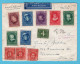 NEDERLAND Luchtpost Brief 1956 Naar Clearwater, USA Met Port Belast - Covers & Documents