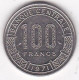 République Gabonaise. 100 Francs 1971, En  Nickel . KM# 12 - Gabun