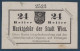VIGNETTE Ou TIMBRE FISCAL ? " MARKGEBÜR DER STADT WIEN " CONTROLE 24 HELLER REVENUE AUSTRIA AUTRICHE VIENNE - Revenue Stamps