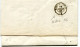 Lettre Du Havre à Paris Taxe 4 Décimes Pour 8g Au Dos Cachet à Date LIGNE Du HAVRE Pothion Indice 16 Du 16 Mars 1849 Sup - 1849-1876: Klassik