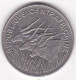 République Centrafricaine, 100 Francs 1976, En Nickel, KM# 7 - Centraal-Afrikaanse Republiek