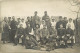 Militaires- Ref E118-carte Photo -guerre 1914-18-santé - Groupe De Soldats Bléssés Et Infirmieres Croix Rouge - - War 1914-18