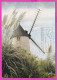 294125 / France - Côte Atlantique Vieux Moulin PC 1991 Noirmoutier-en-l'Île USED 2.30 Fr. Marianne De Briat Sailing Fede - Covers & Documents