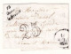 PETITE LETTRE OZOUERE LA FERRIERE CURSIVE 73 POUR COULOMMIERS TAXE 25 CENTIMES 14 AVRIL 1853 SUP - 1849-1876: Klassik