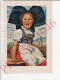 Doc 1946 Gravure Colorisée Fillette Alsacienne Enfant En Costume Folklore Alsace - Zonder Classificatie