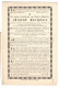 Delplace Amand Drukker De Stad Brugge En Thouroutsch Blad Wed D'Hert En Wed Beernaert Torhout 1810-Brugge 1890, - Todesanzeige