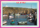 294127 / France - Île D'Yeu Island (Vendee 85) Le Port De La Meule Ship Boat PC 1990 USED 2.30 Fr. Marianne De Briat - Lettres & Documents