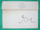 MARQUE P54P PONTIVY MORBIHAN PORT PAYE LETTRE COLLEGE ROYAL POUR LORIENT 32x11 COVER FRANCE - 1801-1848: Precursors XIX