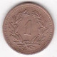 Suisse 1 Rappen 1937  B, En Bronze , KM# 3 - 1 Centime / Rappen