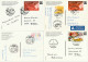 Schweiz Suisse 2005/2009: 4 Bild-PK 4 CPI Entier 4 PPC Stationeries TAG DER BRIEFMARKE - JOURNÉE DU TIMBRE Mit EXPO-⊙ - Día Del Sello