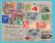 NEDERLAND SNIP Kerst Luchtpost Brief 1934 Wassenaar Naar Curaçao En Retour - Covers & Documents