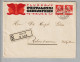 CH Ganzsache Flugpost Brugg 1927-02-05 Basel R-Brief Illustriert Mit Eindruck 2x20Rp. Tellbrust - Postwaardestukken