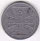 Monnaie Militaire . 2 Kopeks 1916 A Berlin , En Fer , KM# 22 - Andere & Zonder Classificatie
