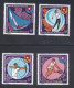 Polynésie Française Timbre Poste Aérienne Neuf ** PA 51 à 54 4ème Jeux Du Pacifique Sud - Unused Stamps