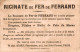 CHROMO RICINATE DE FER DE FERRAND PERRETTE ET LE POT AU LAIT N°2 - Autres & Non Classés